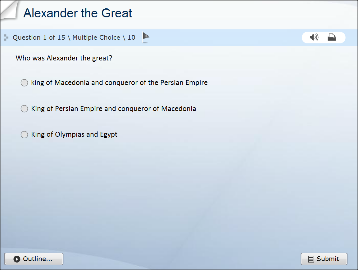Alexander the Great Trivia Quiz Questions Online Free