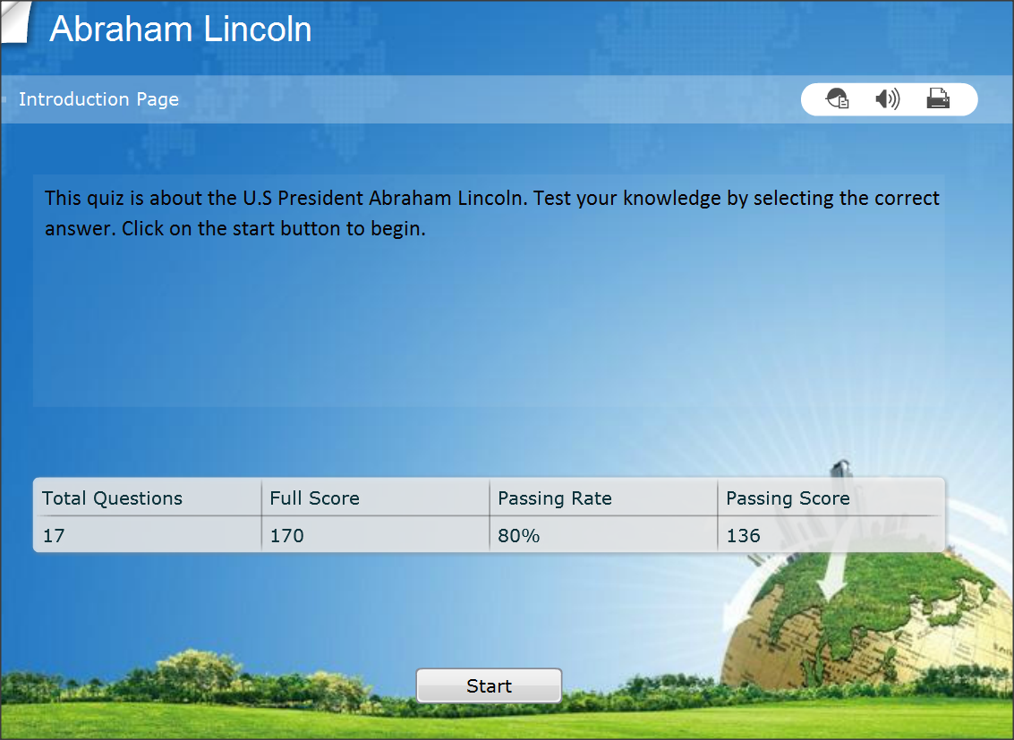 Interesting History Quiz Questions,  the Life of Abraham Lincoln 